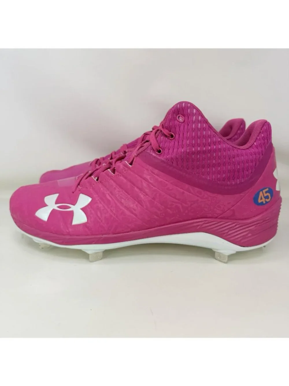 Under Armour Bryce Harper 3 Mother’s Day Baseball Cleats Pink Men’s Size 14